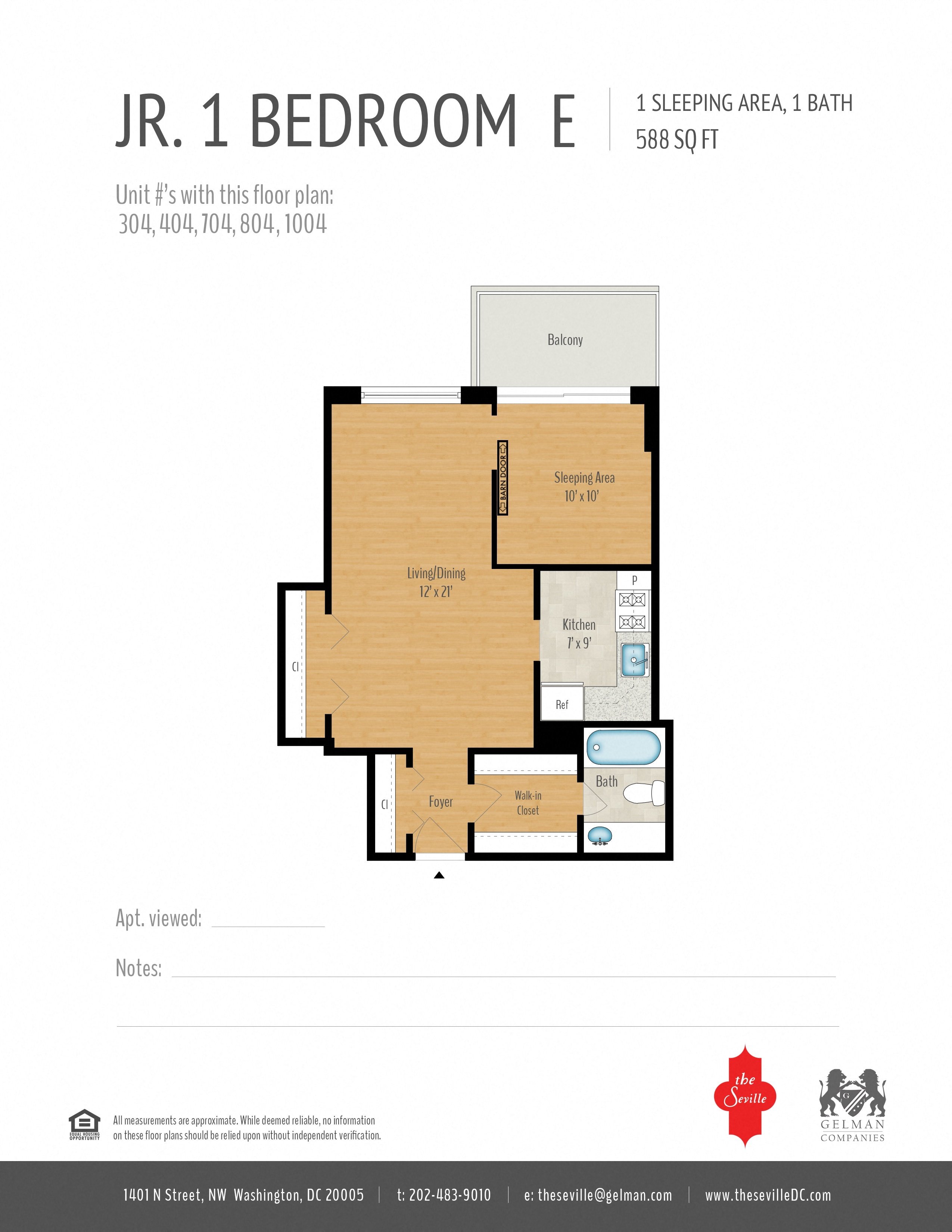 Junior 1-Bedroom Image