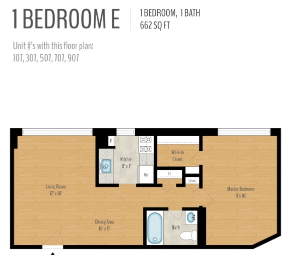 1 Bedrooms Image