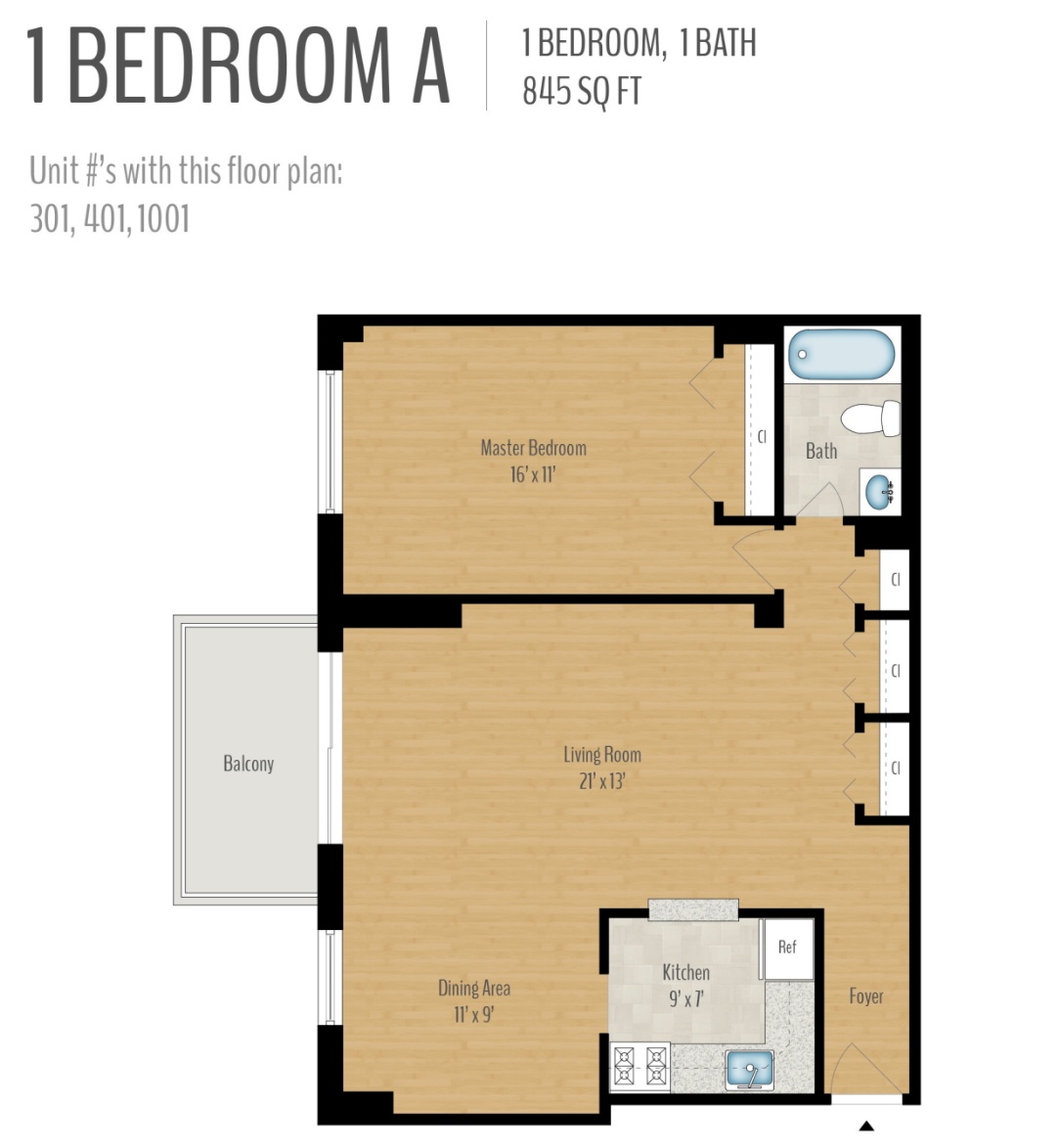 1 Bedroom Image