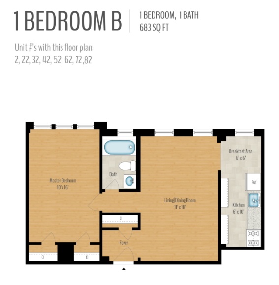 1 Bedroom Image