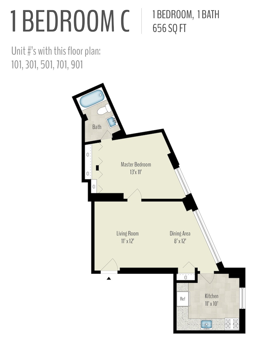 1 Bedrooms Image