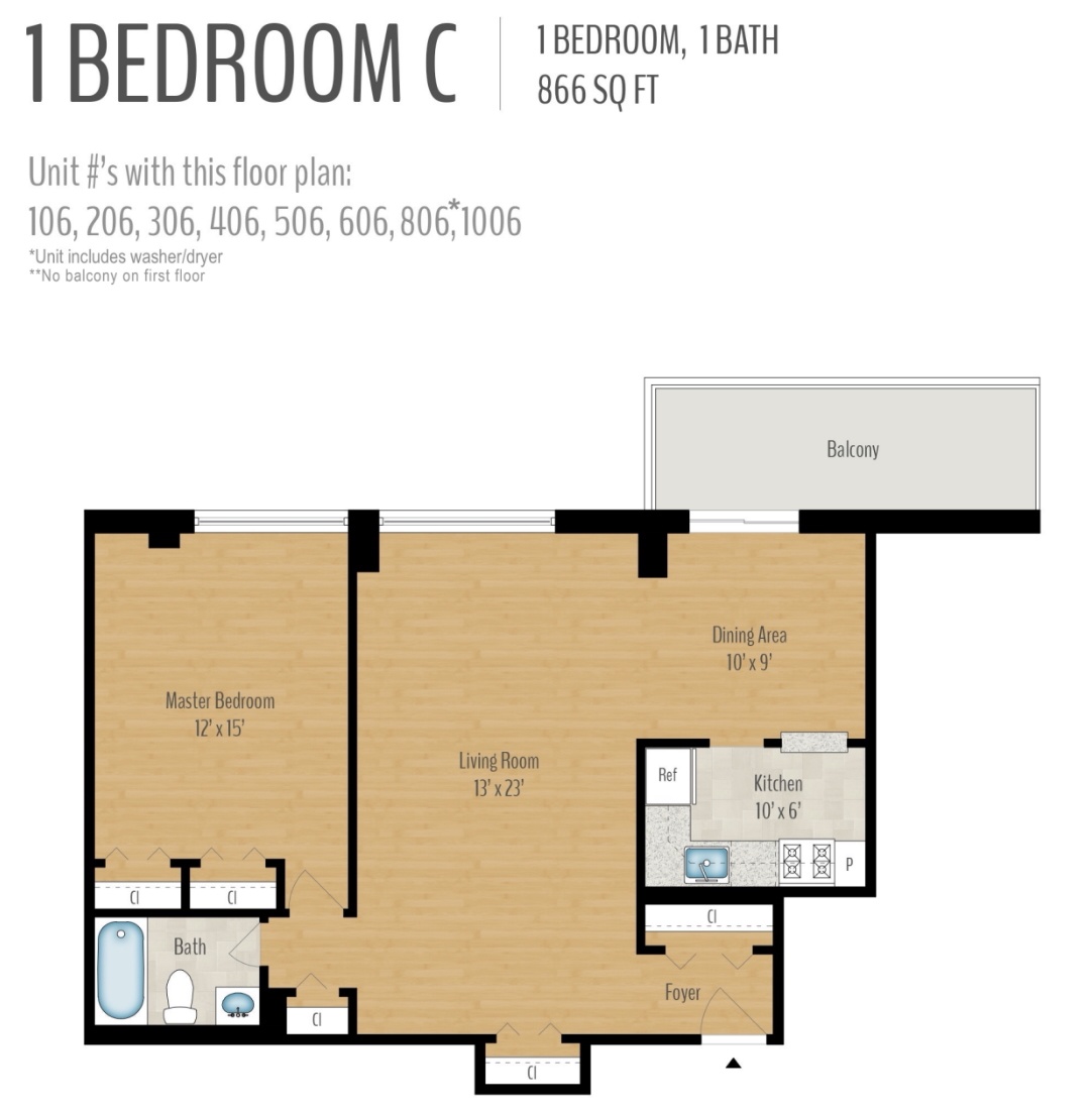 1 Bedroom Image