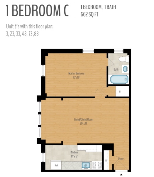 1 Bedroom Image