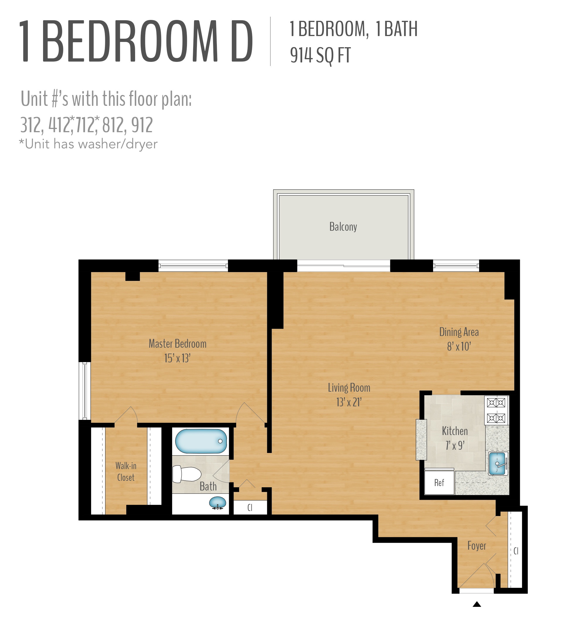 1 Bedroom Image