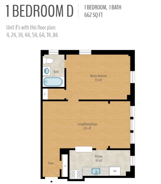 1 Bedroom Image