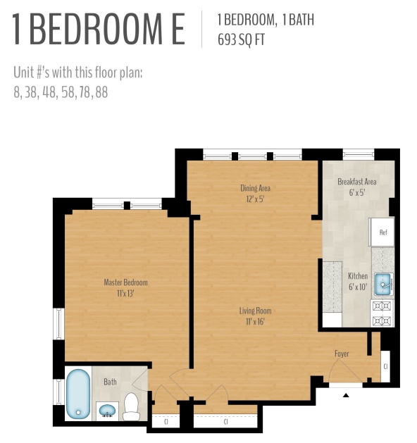 1 Bedroom Image