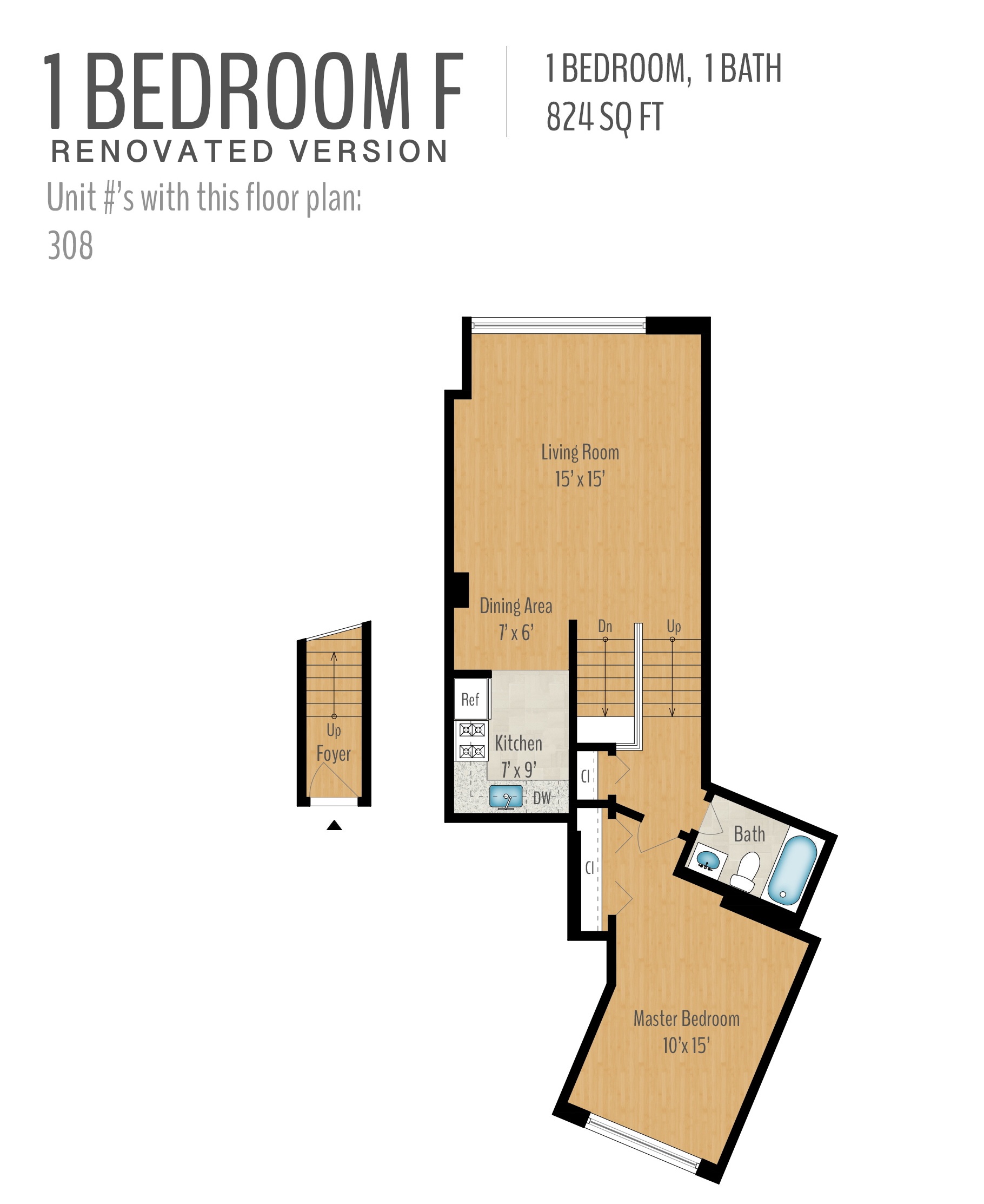 1 Bedrooms Image