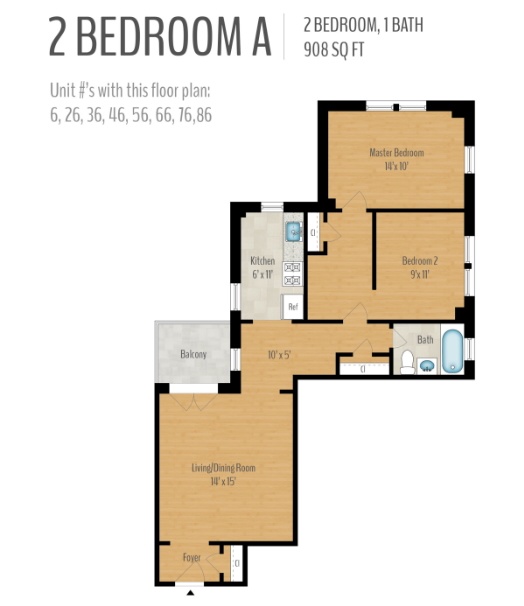 2 Bedroom Image