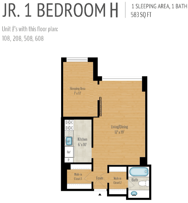 Junior 1-Bedroom Image