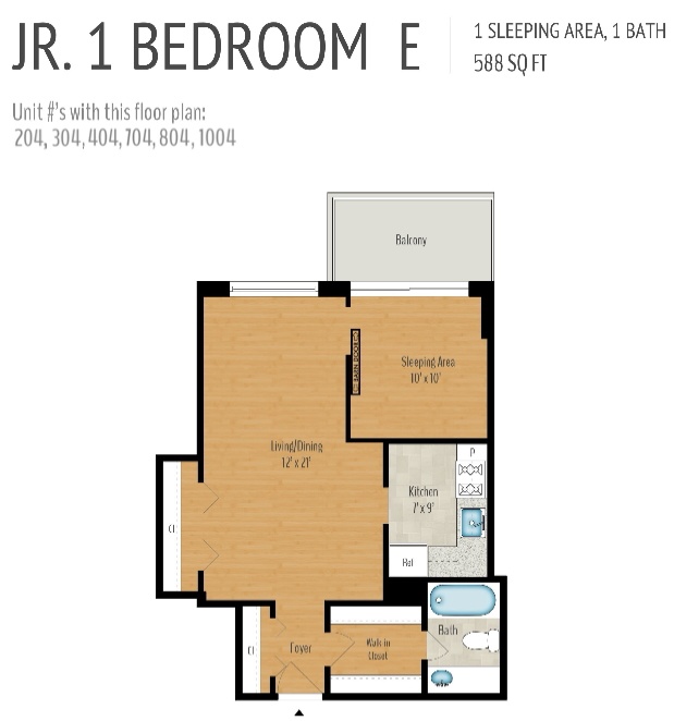 Junior 1-Bedroom Image