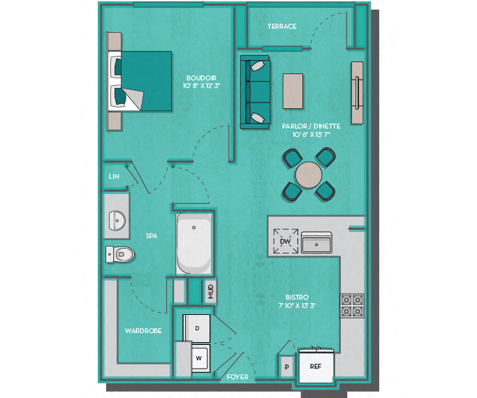 View Floor Plans Dallas, TX Apartments for Rent in KnoxHenderson