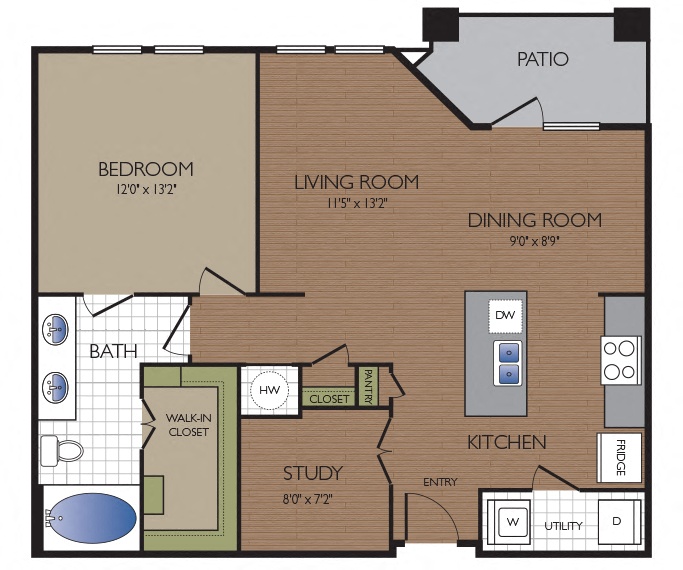 Floor Plans Apartments Near DFW Airport StoneLedge Apartments