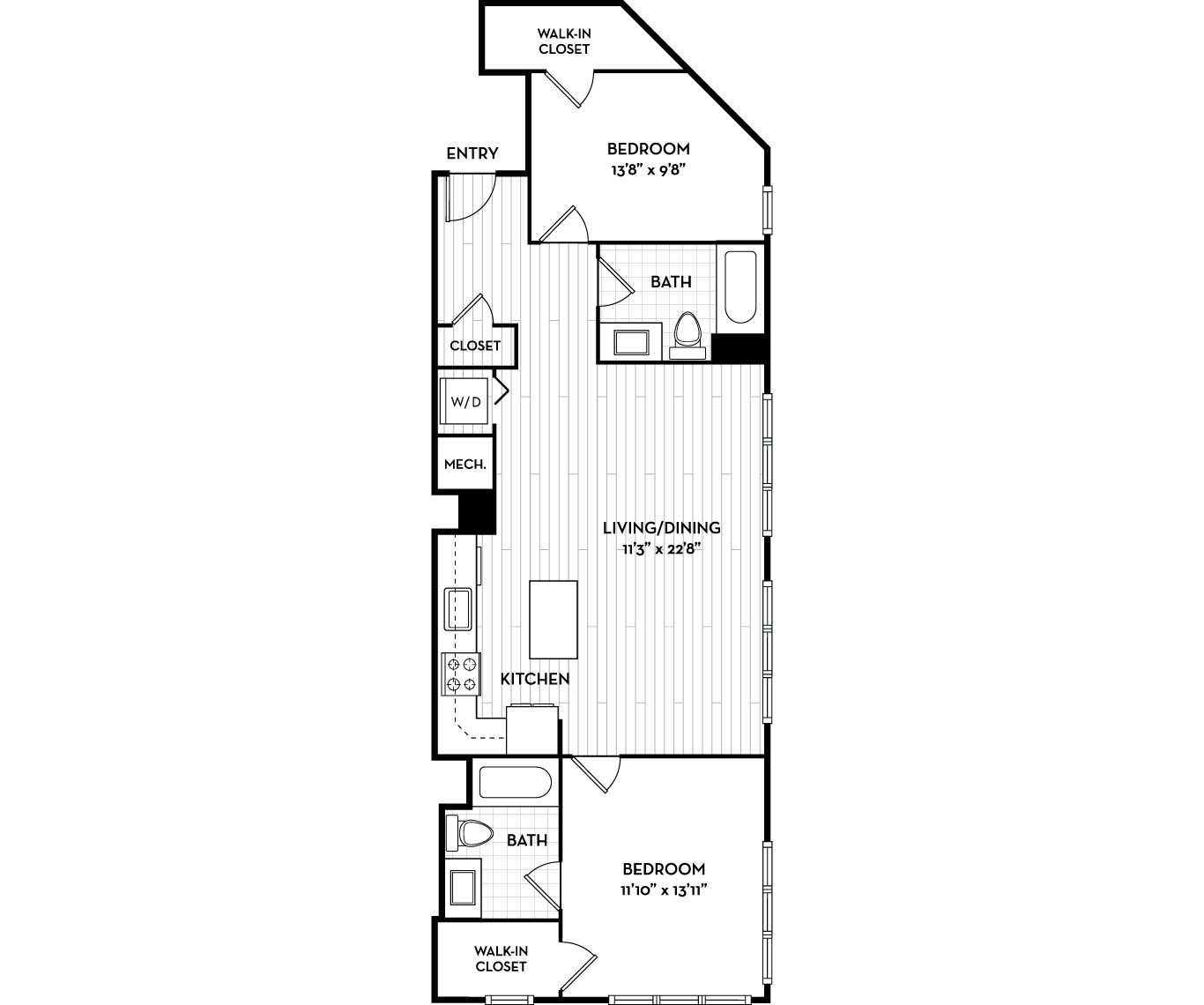 1050 Sq Ft