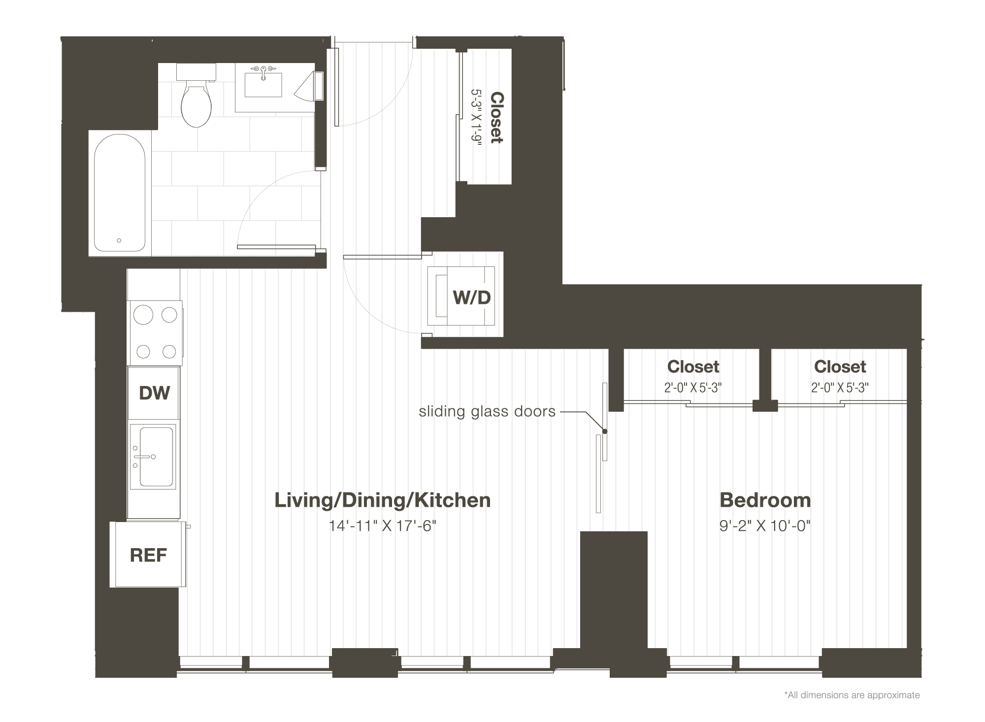 Unit 1604 floor plan