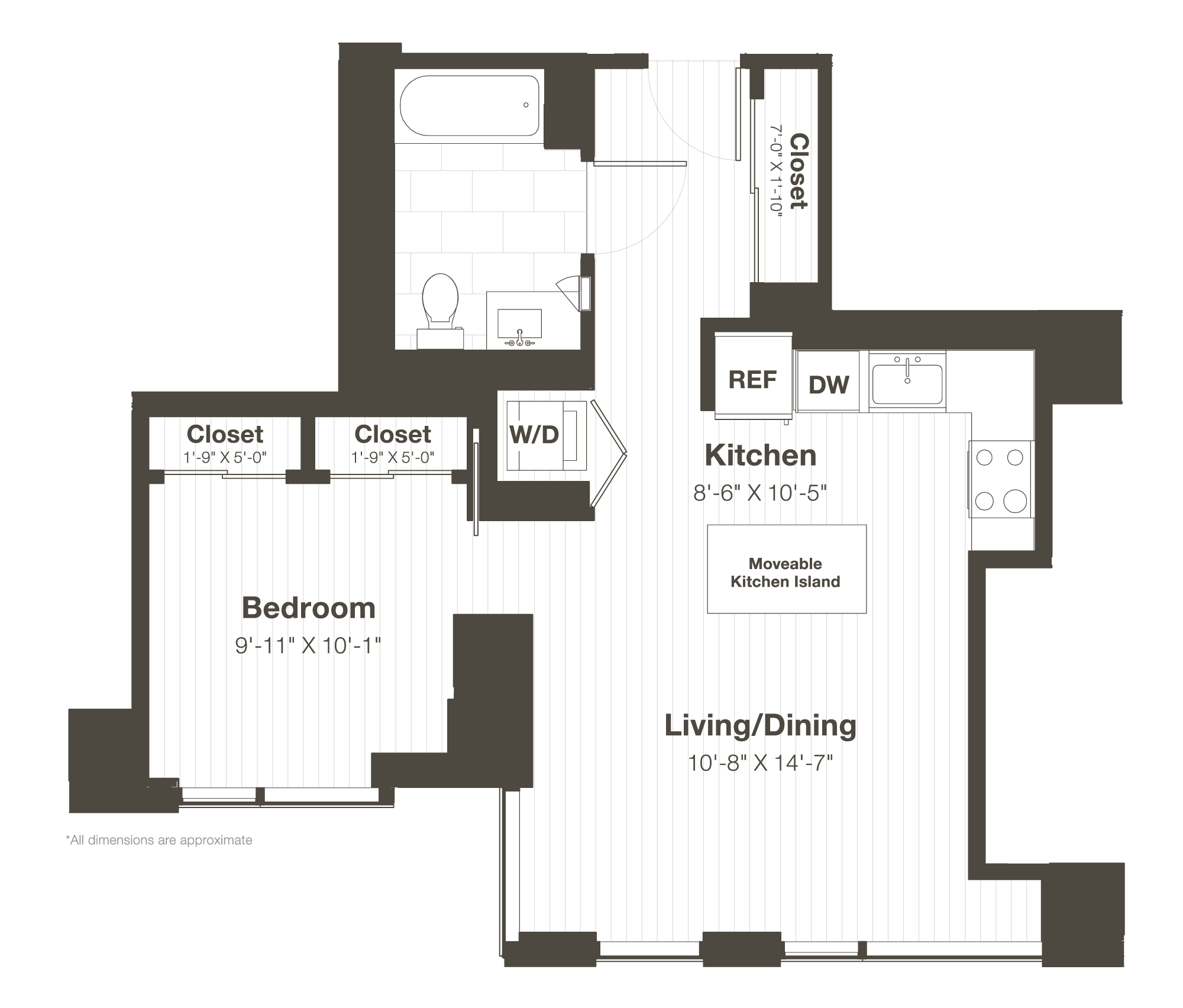 Unit 2110 floor plan