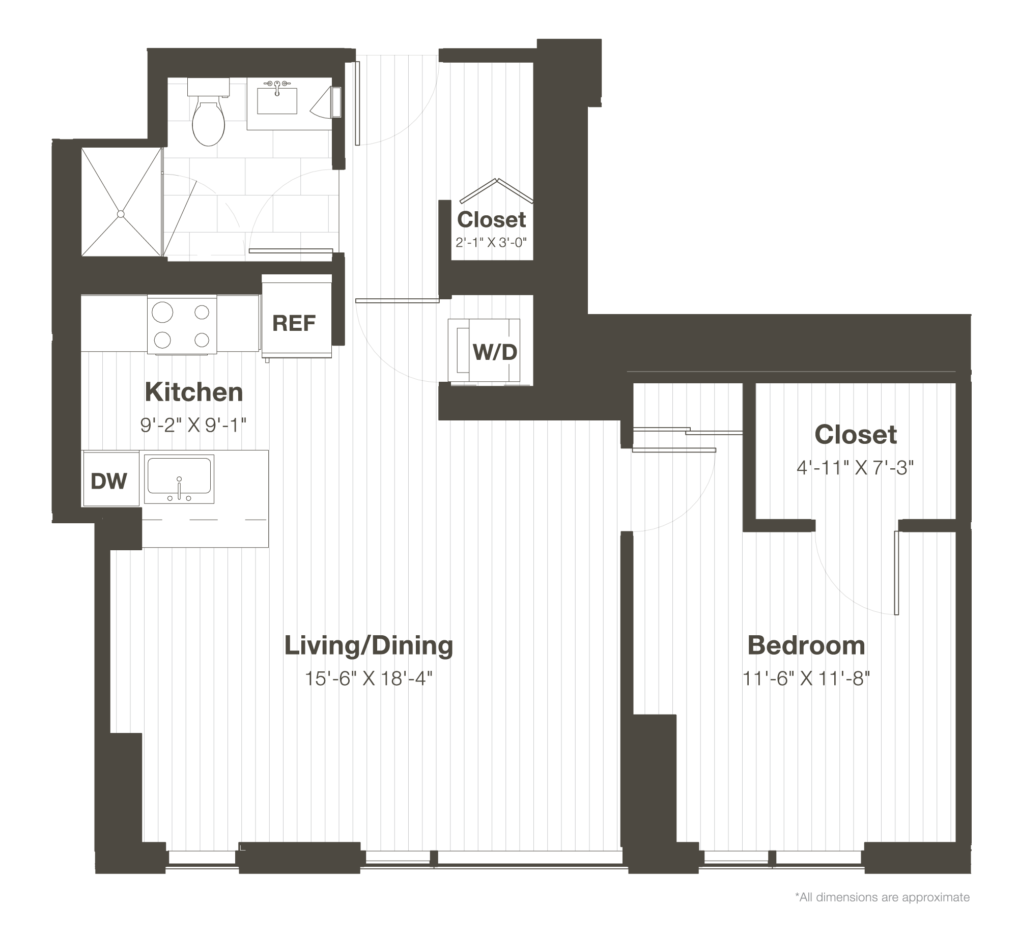 Unit 2304 floor plan