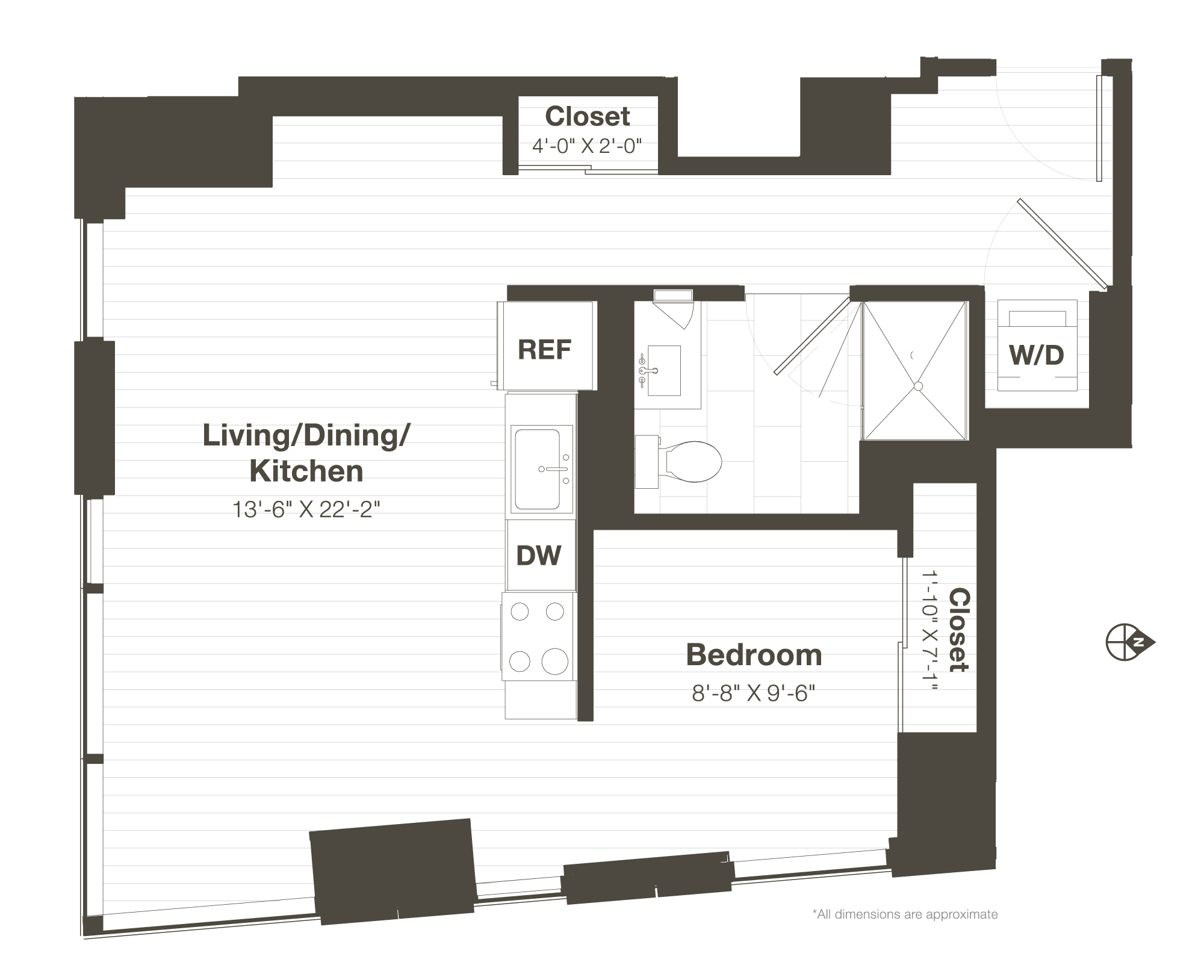 Unit 0814 floor plan