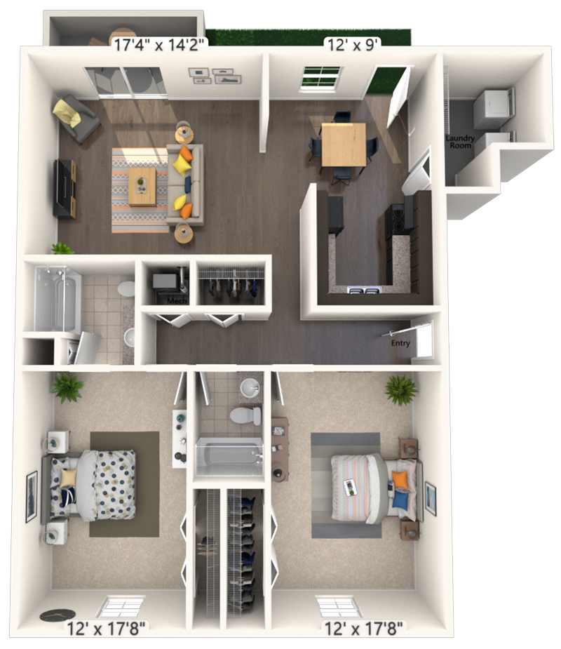 Fountain Square Apartments Live BH