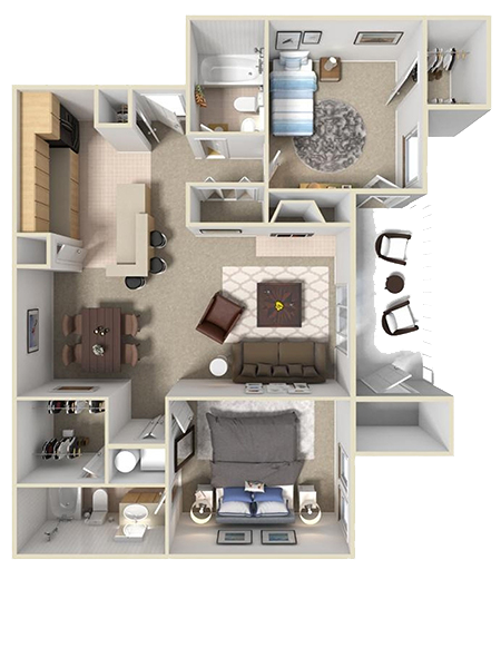 Broadmoor Apartments, Henrico, Virginia The Madison