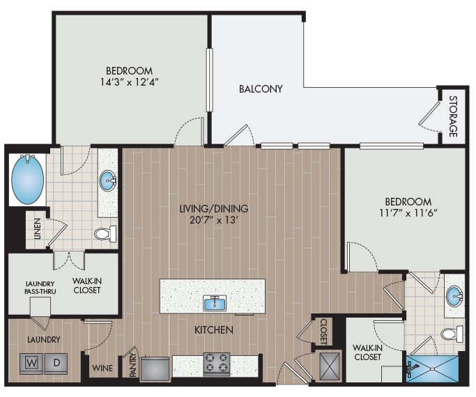 22F2 Floor Plan