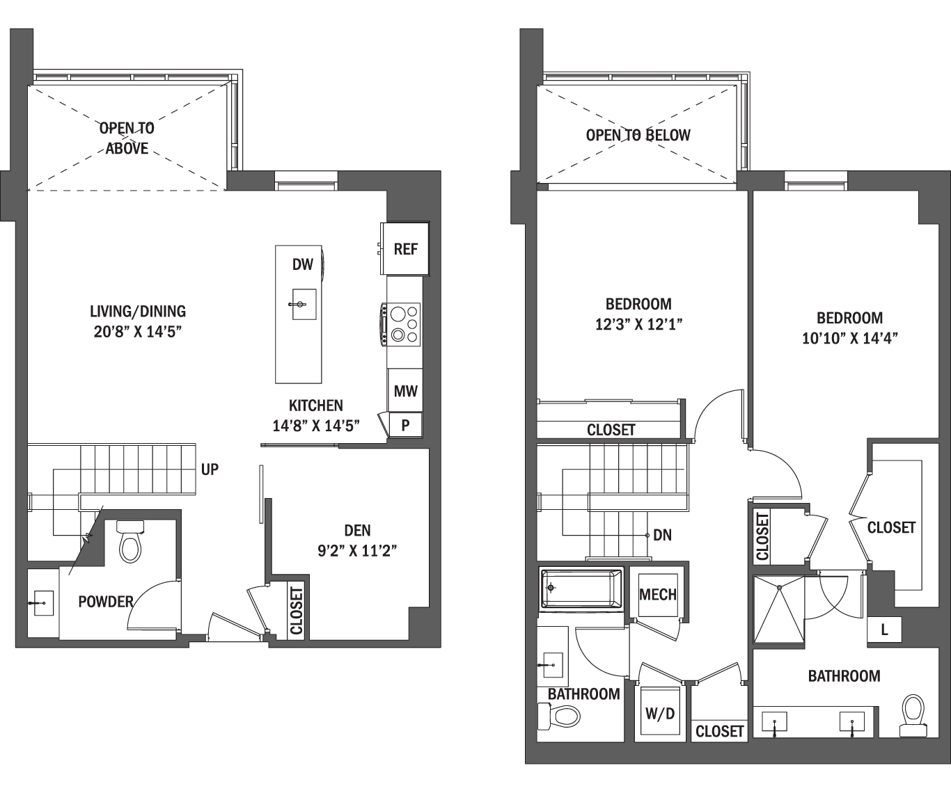 The Levi I - IV Floor Plan