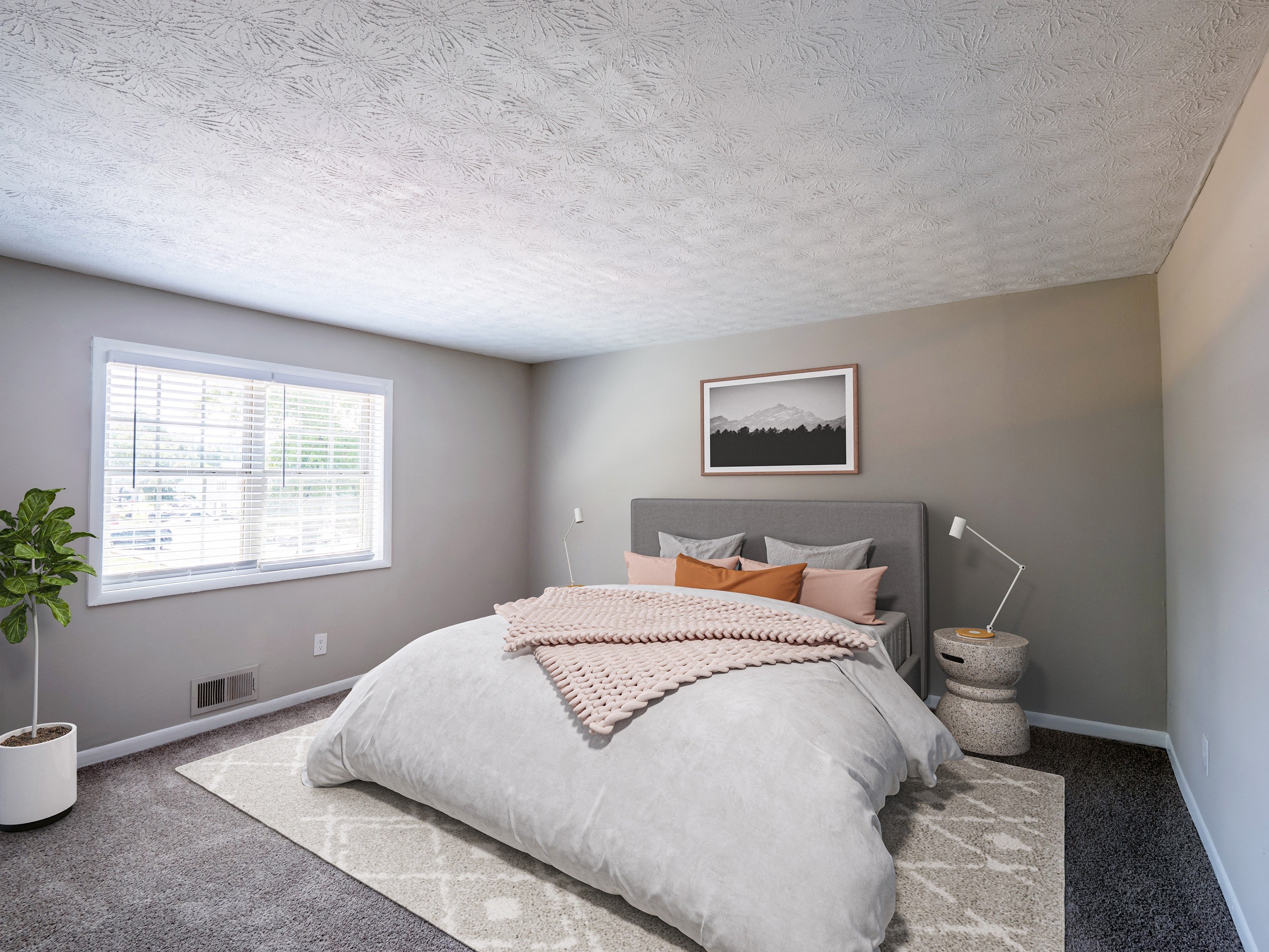 Spacious Bedroom at Dunwoody Glen in Atlanta, GA.