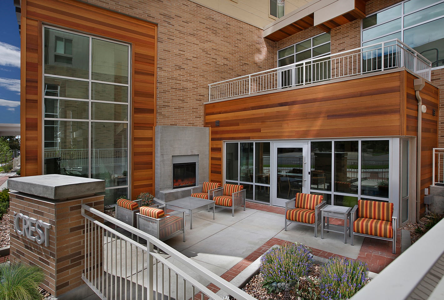 Outdoor Balcony at Liberty Crest Apartments, Salt Lake City, UT