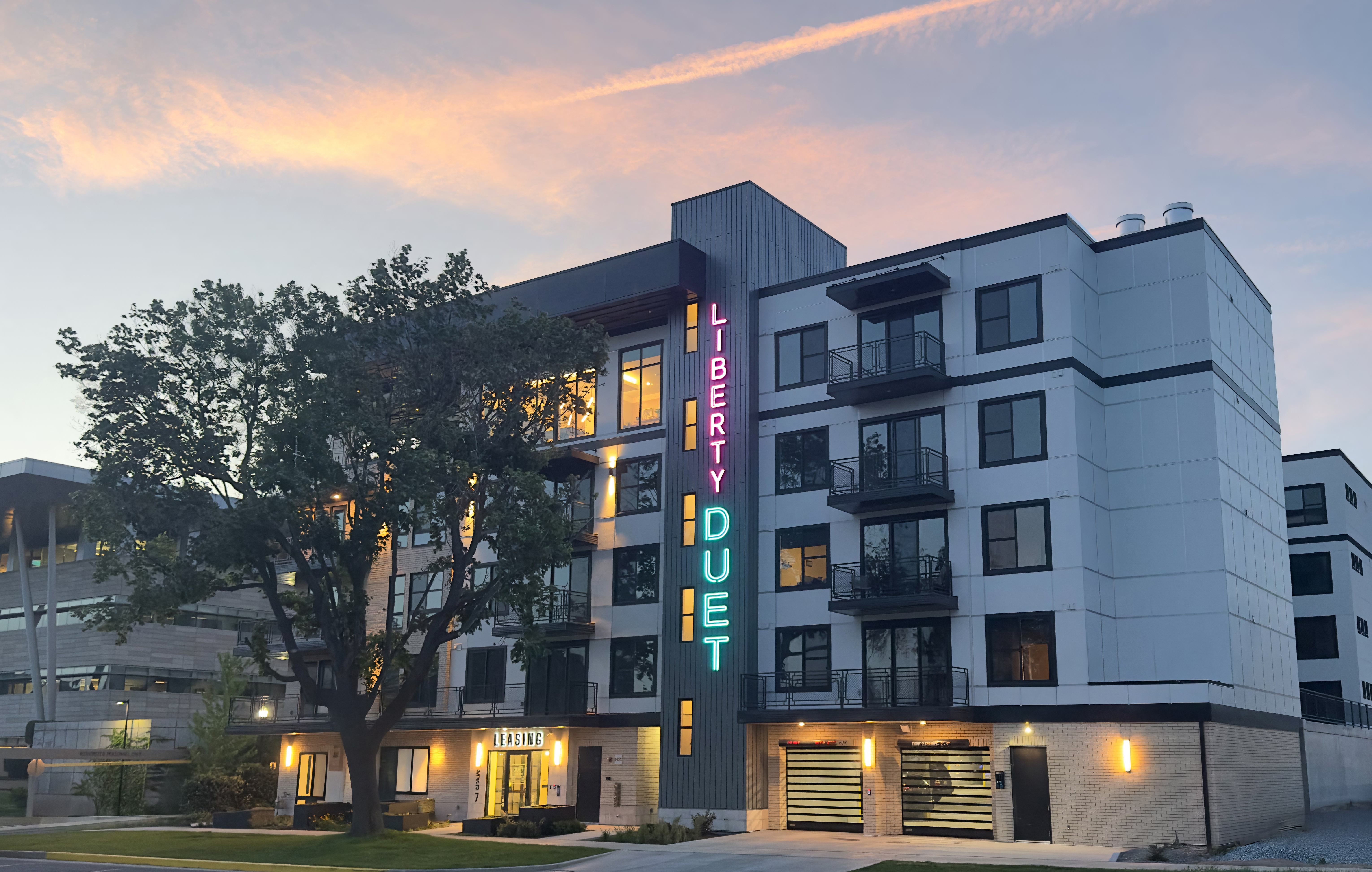 Liberty Duet Apartments, Salt Lake City, Utah, building exterior