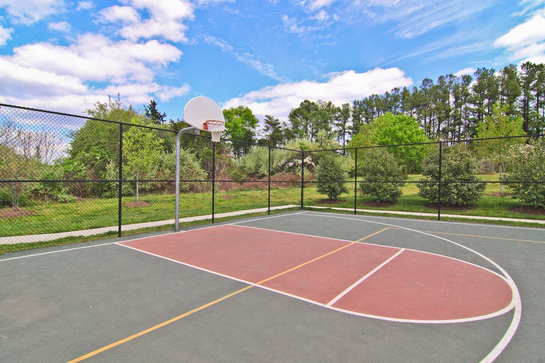 View of basketball court at Barrington Park