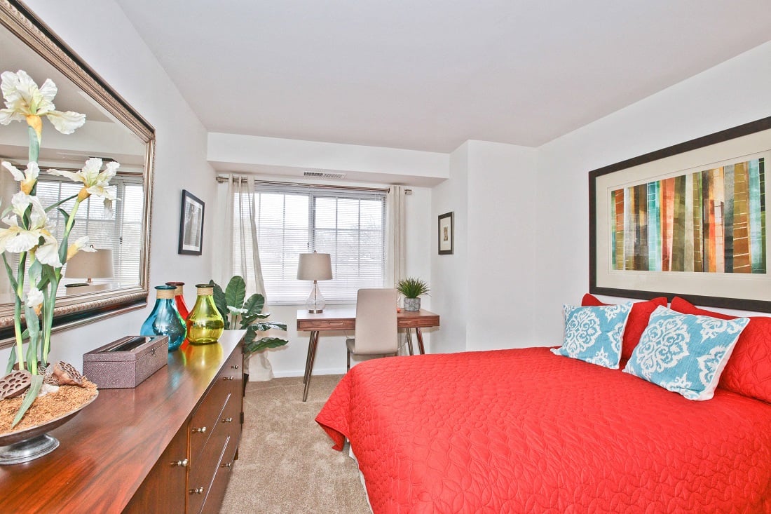 Second Bedroom in Fairfax Apartment at Fairfax Square