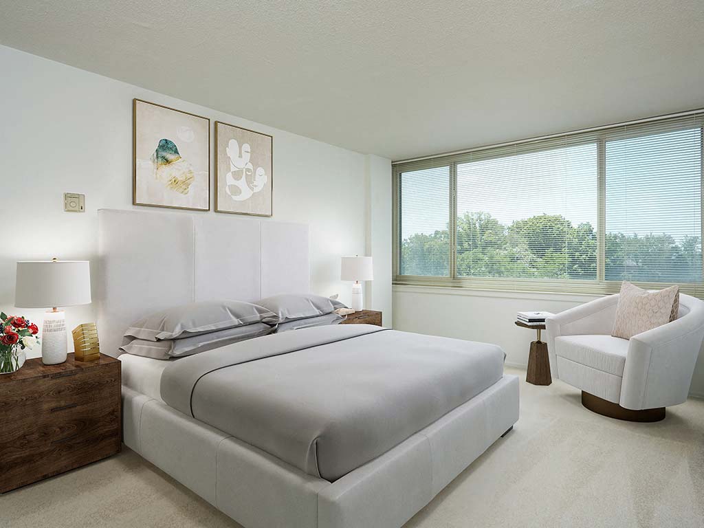 Relax and get refreshed in your spacious bedroom