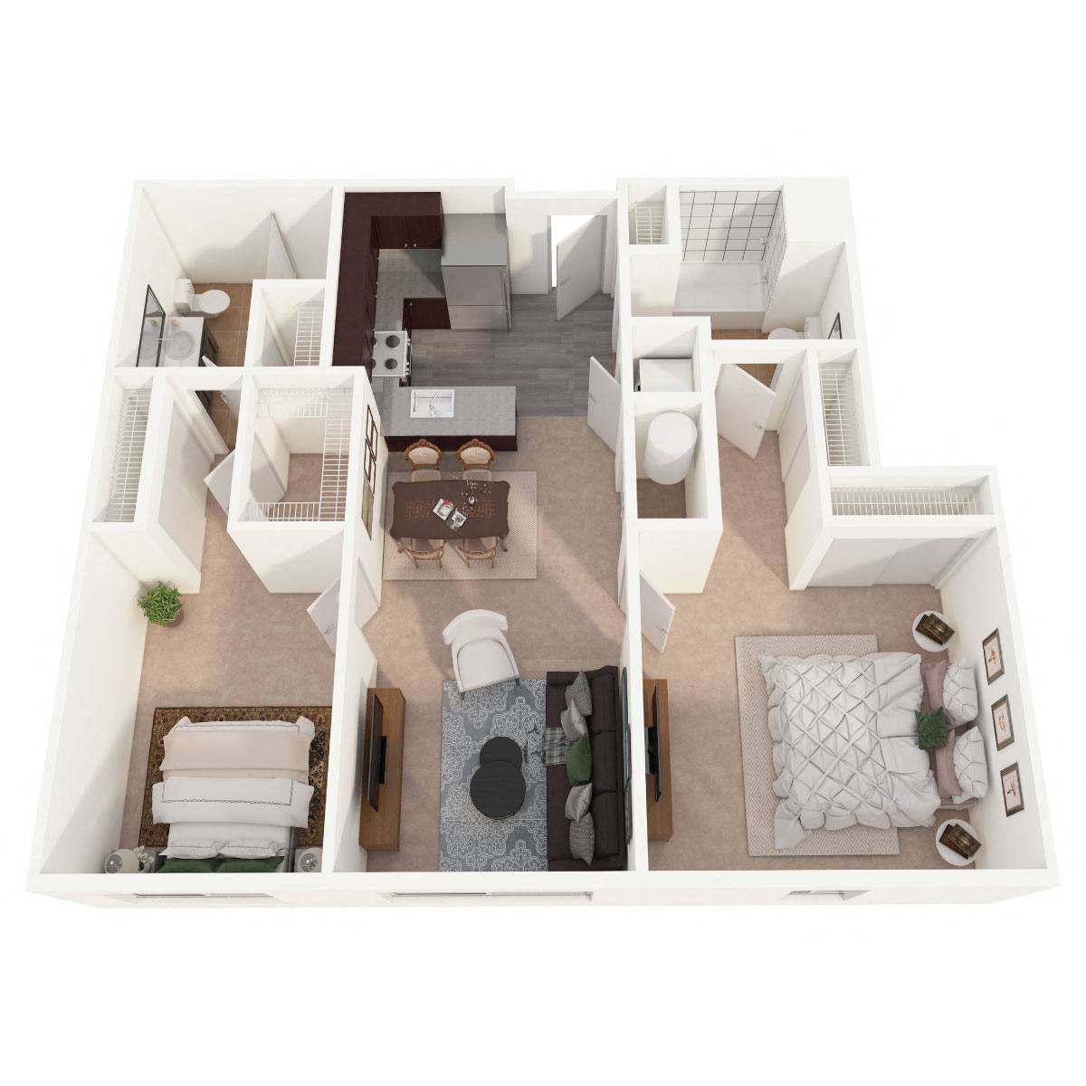 Floor Plans for 222 Park Place Apartments located in