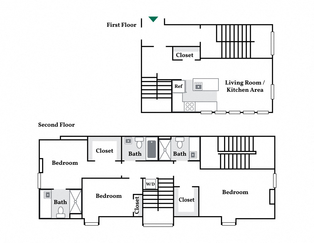 The Palmer - Three Bedroom Floor Plan Picture
