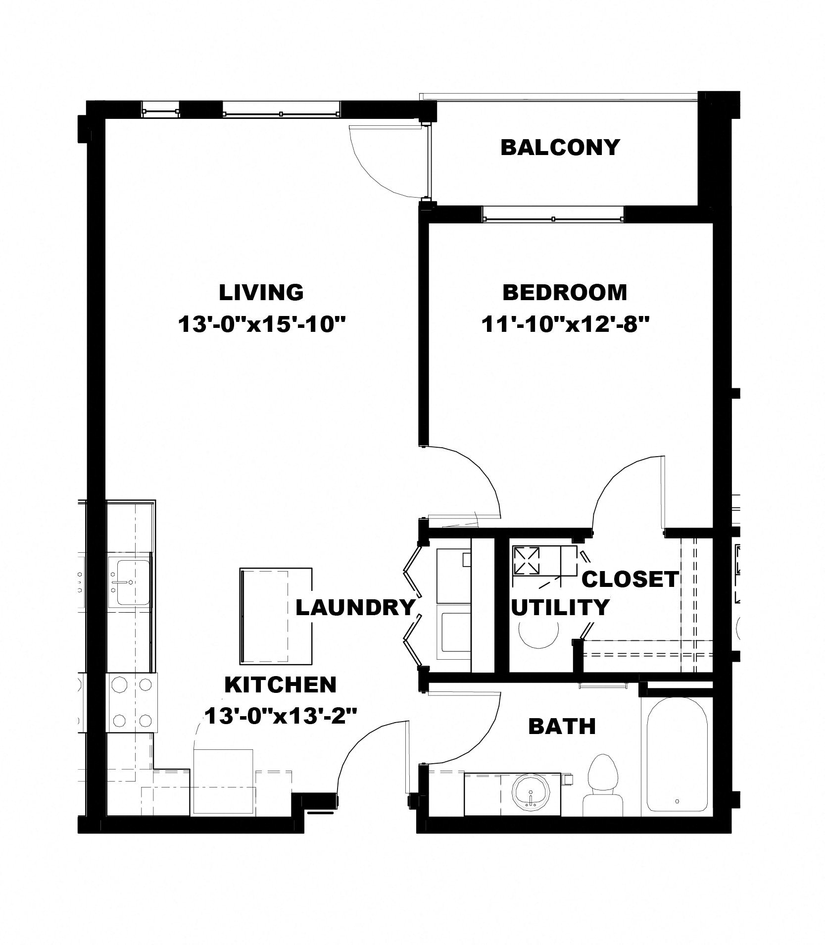 One Bedroom A3