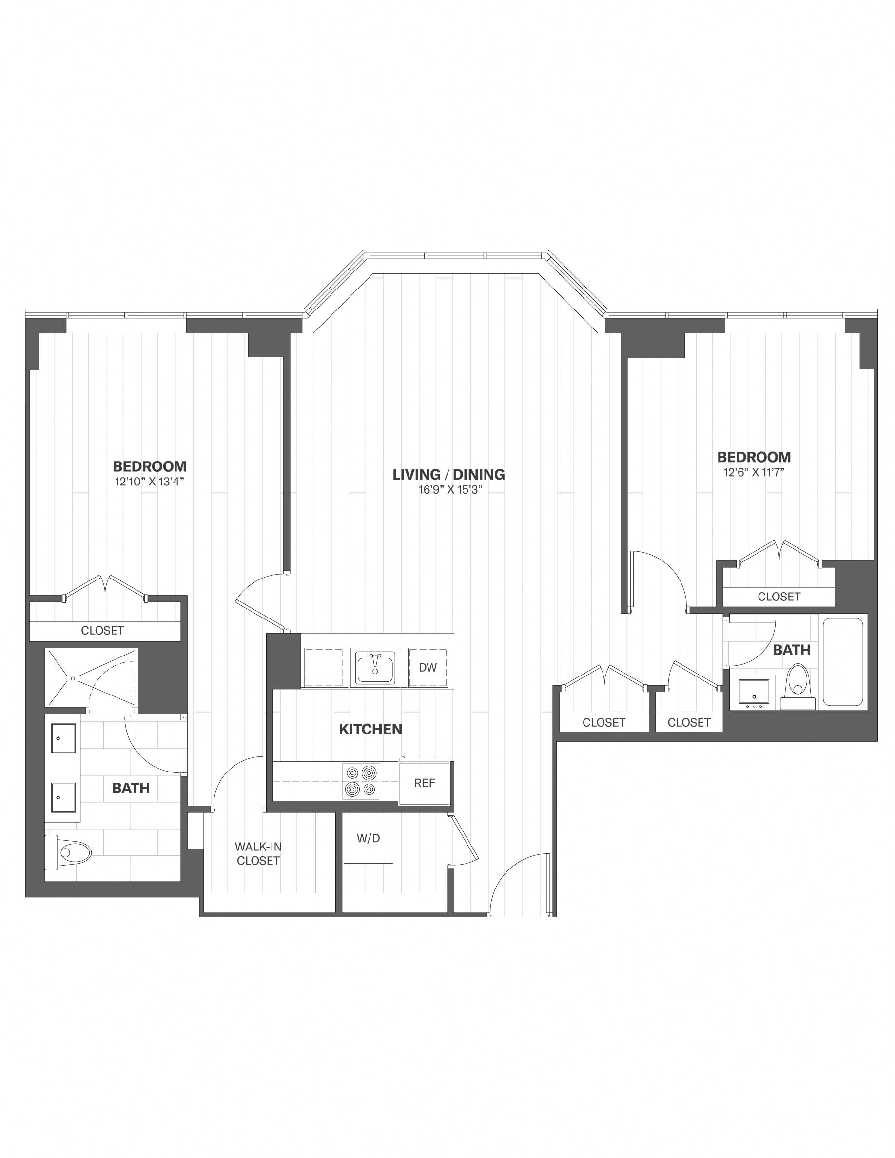 Apartment 3509 floorplan