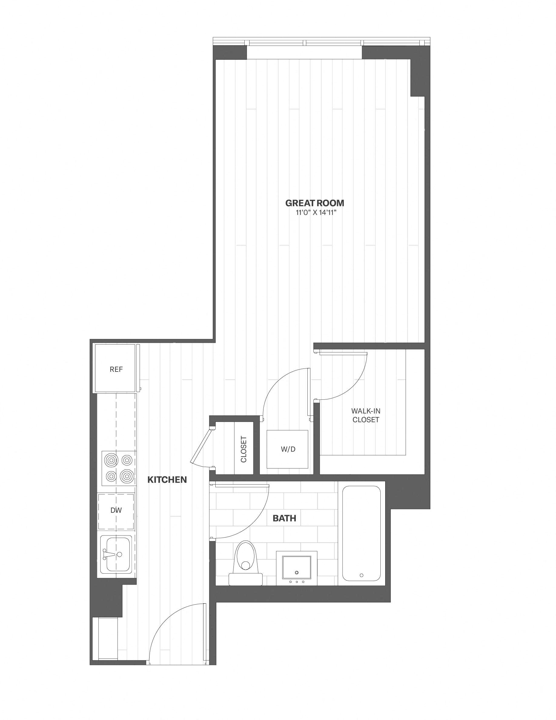 Apartment 1806 floorplan