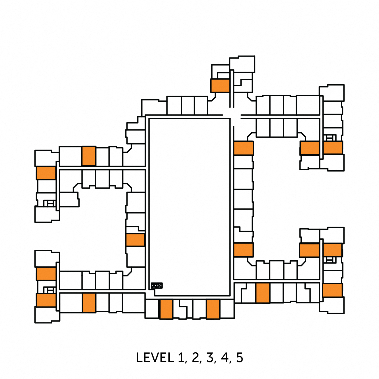 Apartment 5023 keyplan