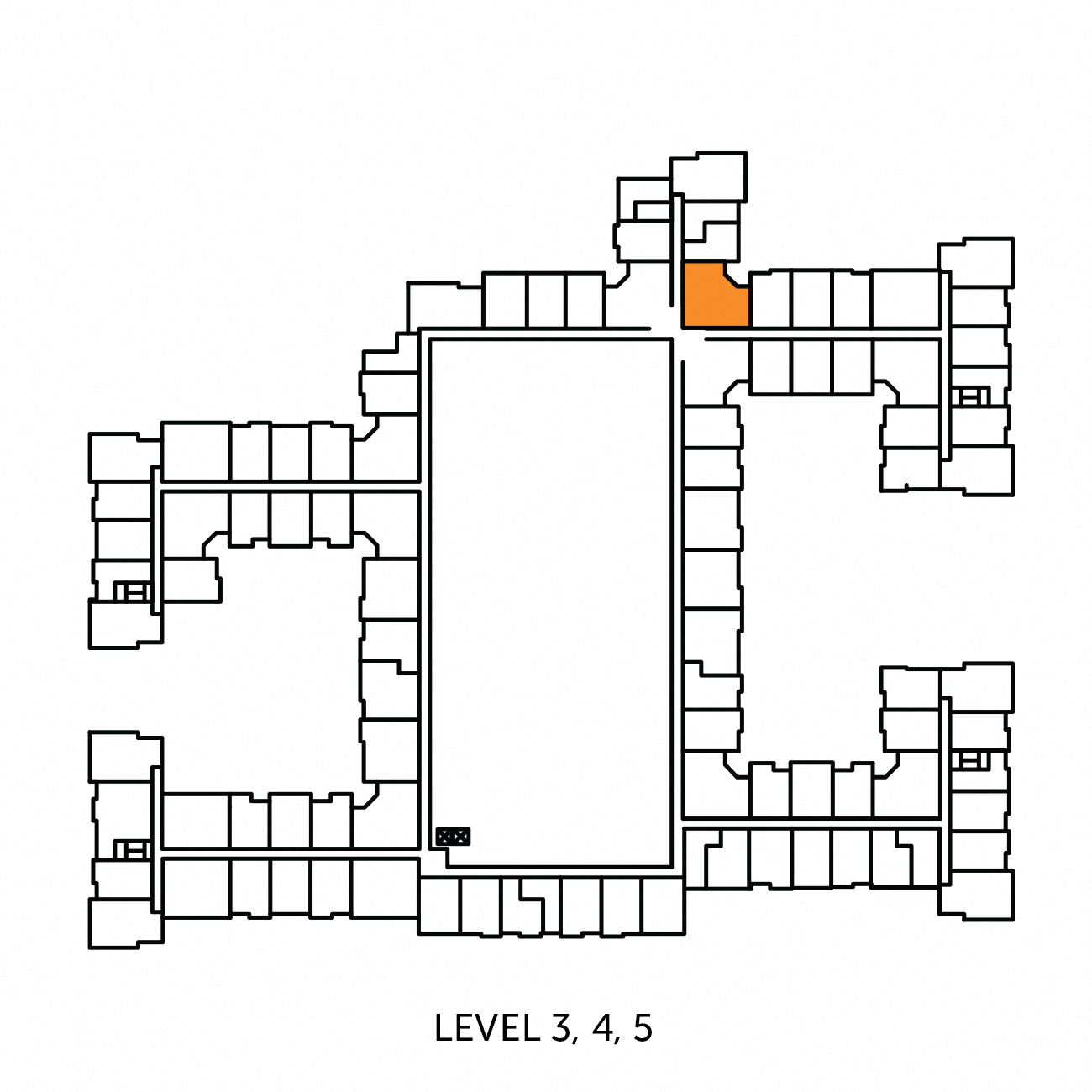 Apartment 3100 keyplan