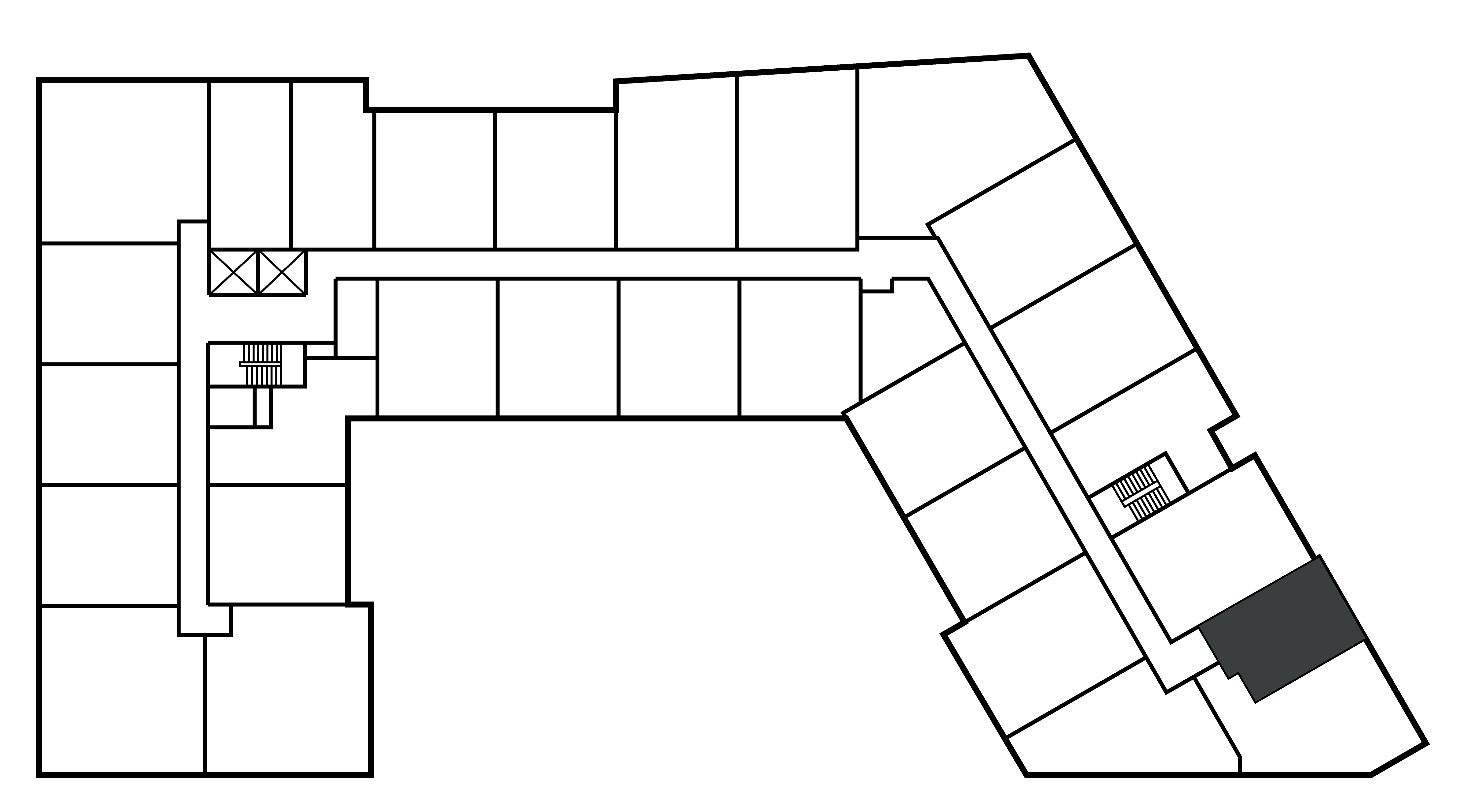 Keyplan of apartment C334