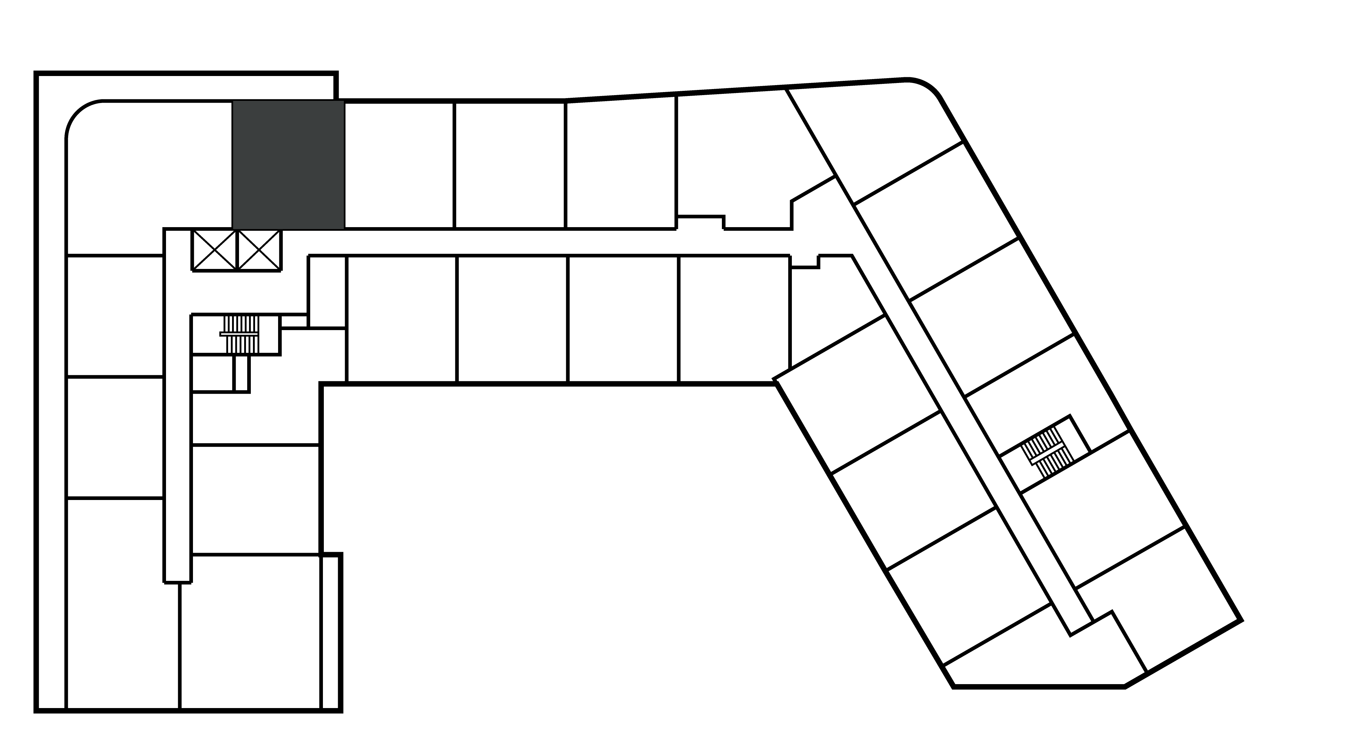 Keyplan of apartment C614