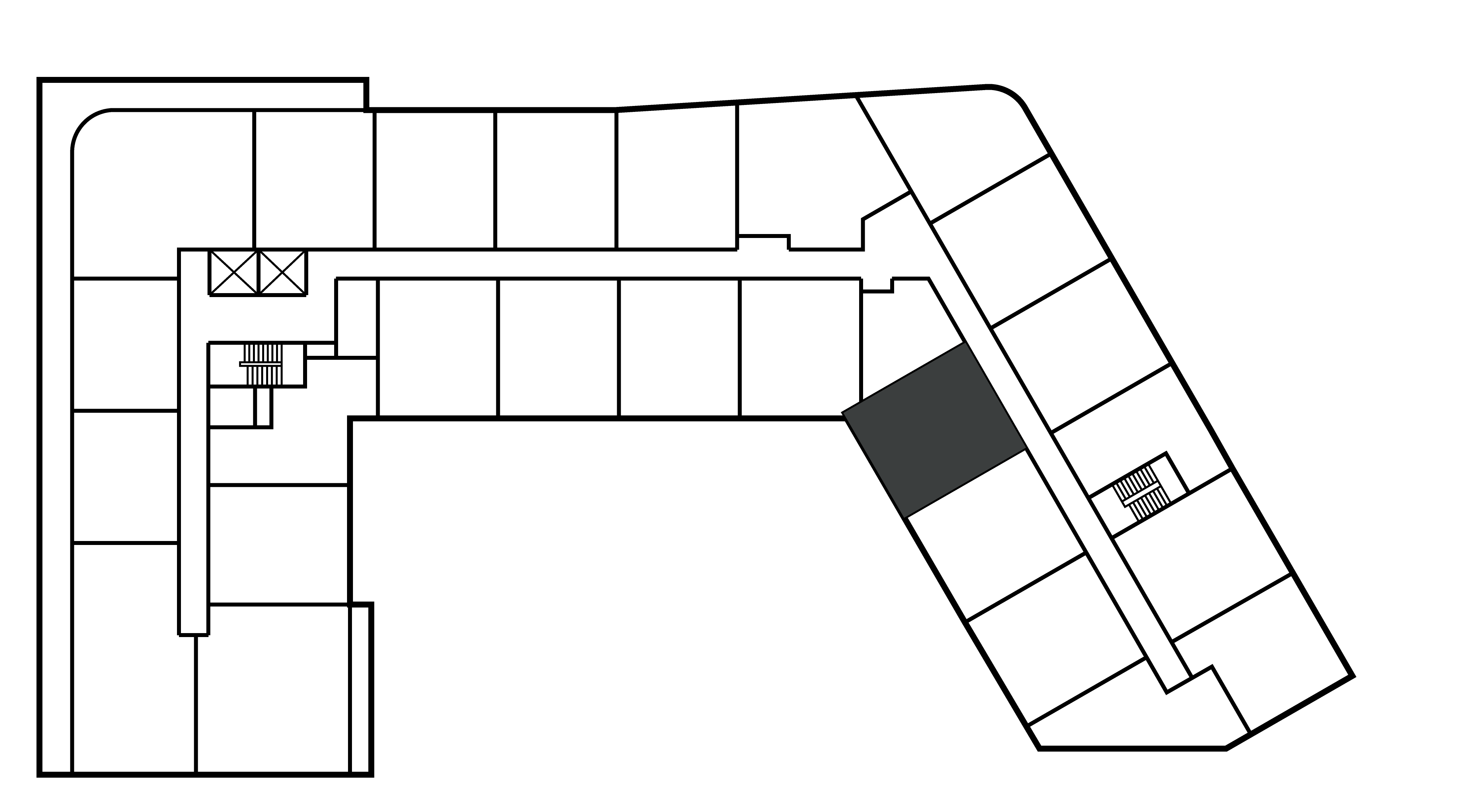 Keyplan of apartment C629