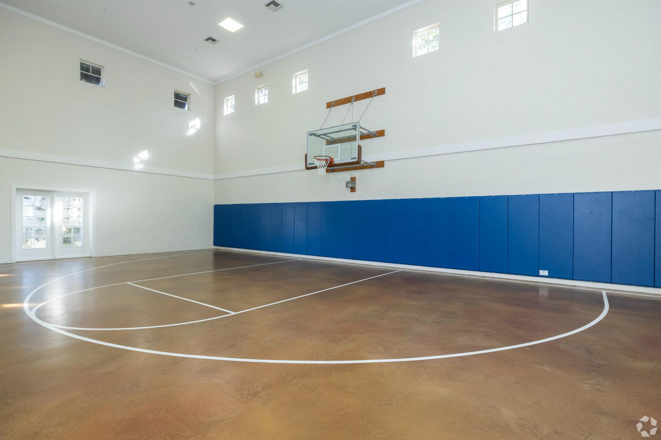 indoor basketball court