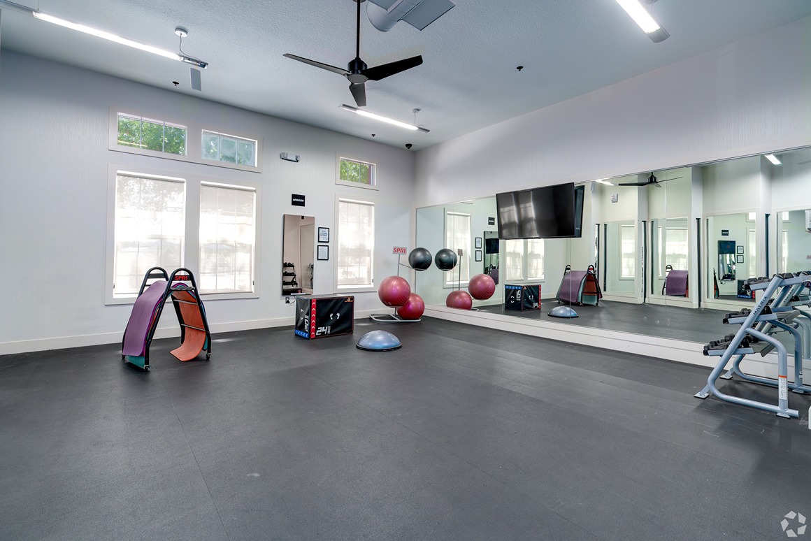 yoga aerobics room