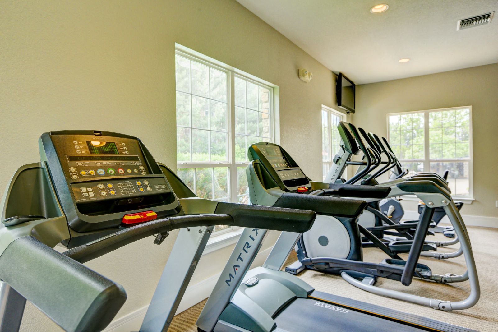 upgraded fitness center