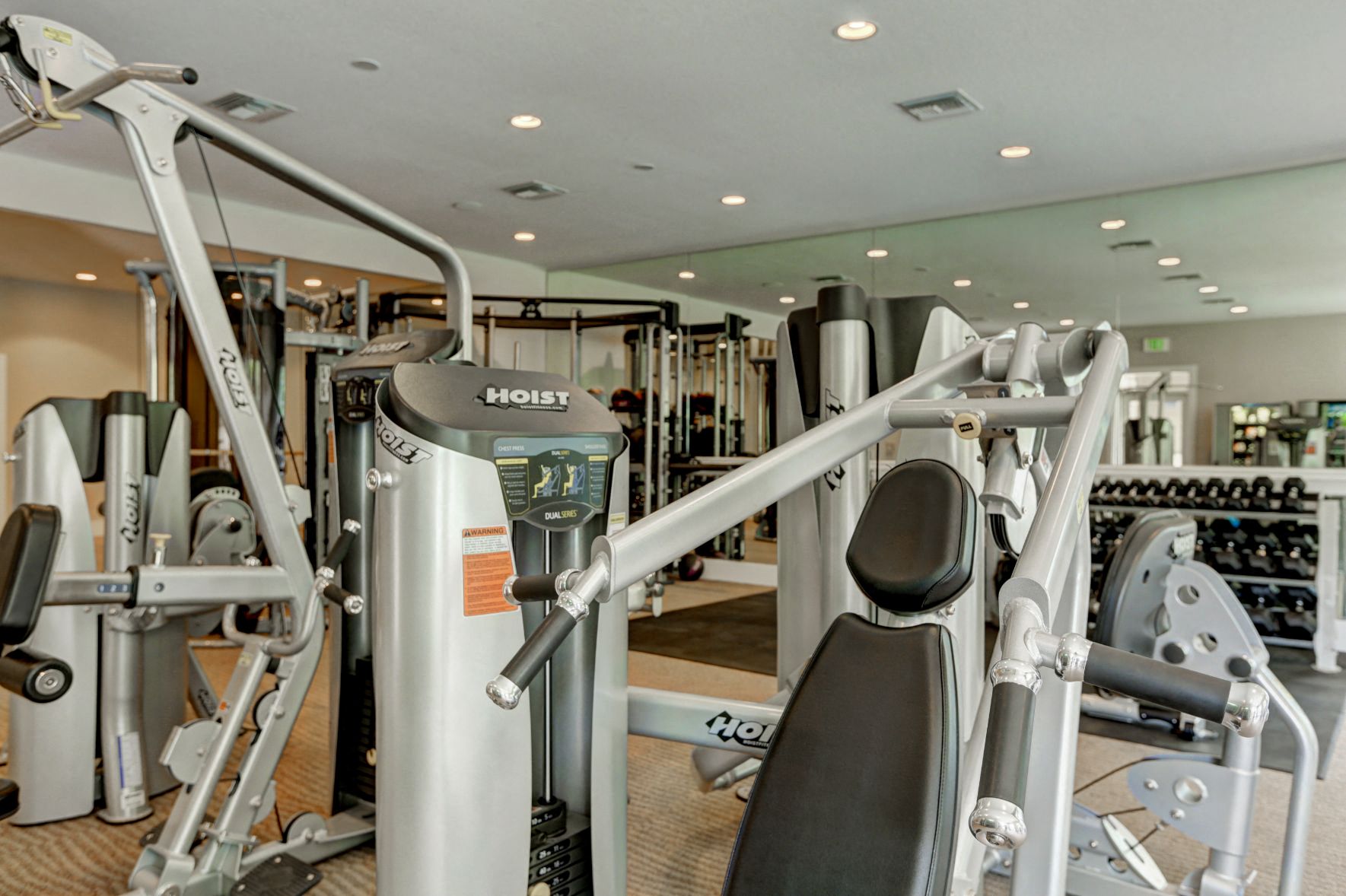 upgraded fitness center