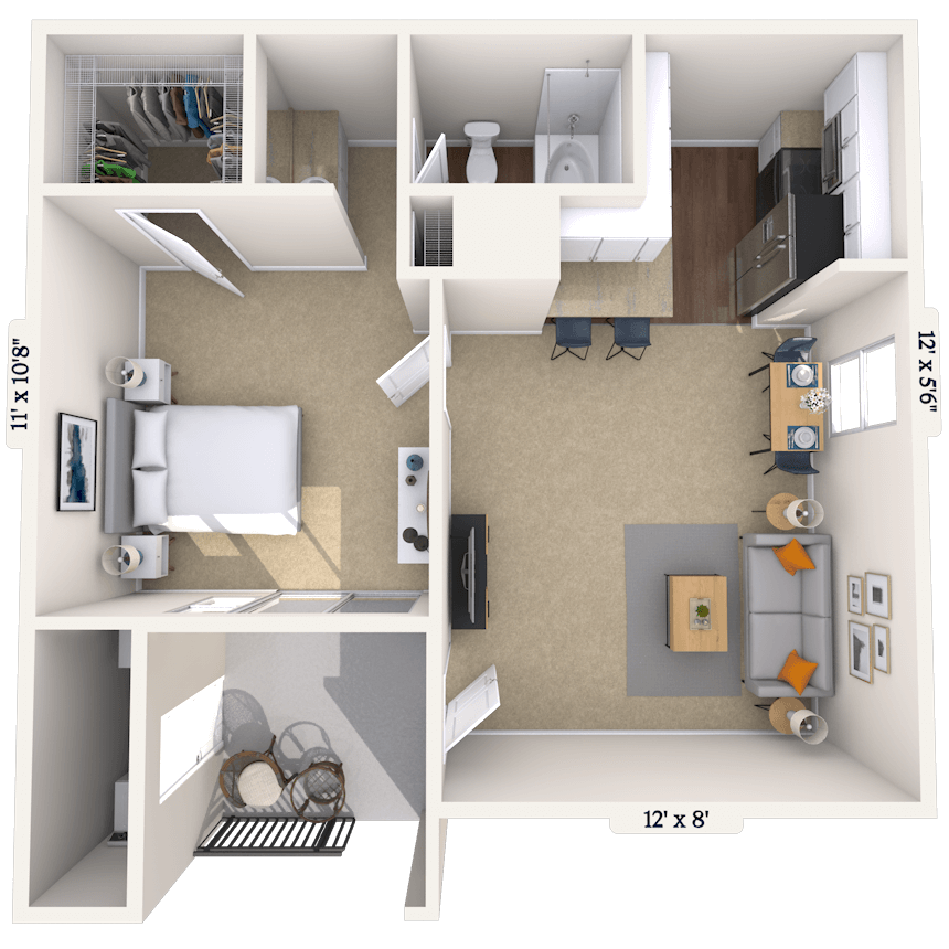 Floorplan image of unit 202050