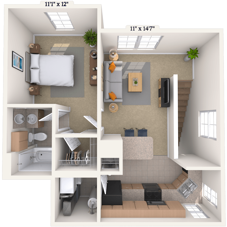 Floorplan image of unit 0120207