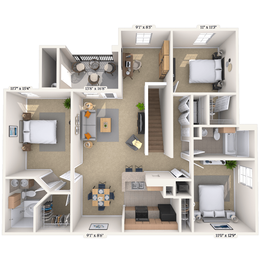 Floorplan image of unit 0111202
