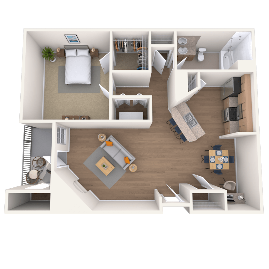 Floorplan image of unit 08207