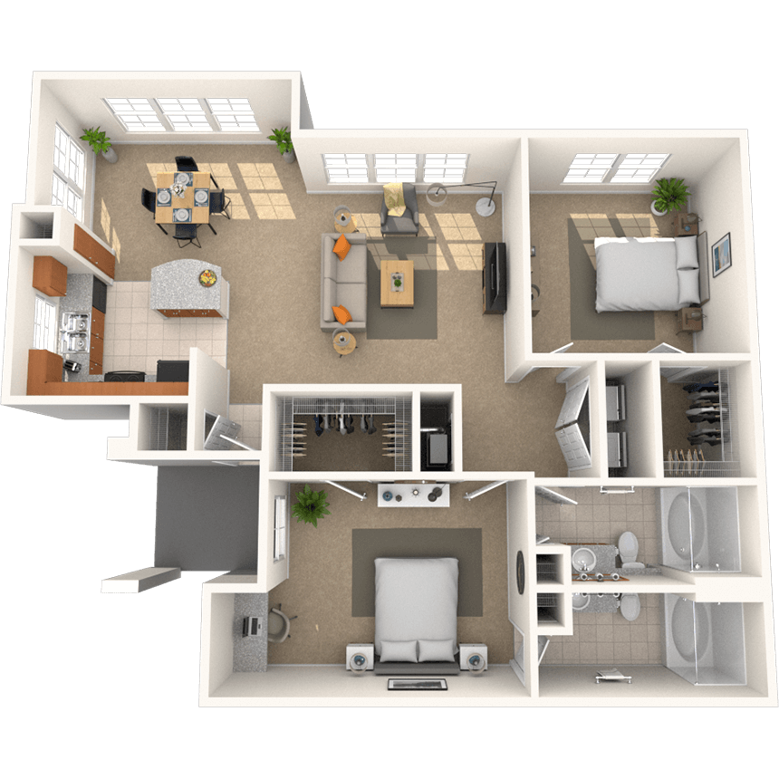 Floorplan image of unit 070725